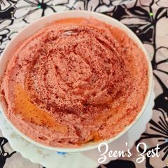 A picture of Beetroot Hummus.
