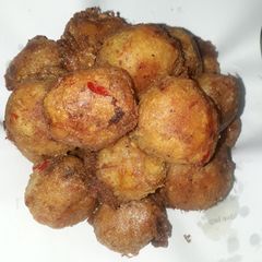 A picture of Yam balls.