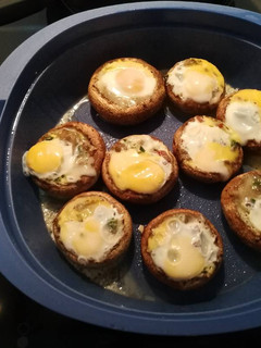 Una foto de Champiñones rellenos