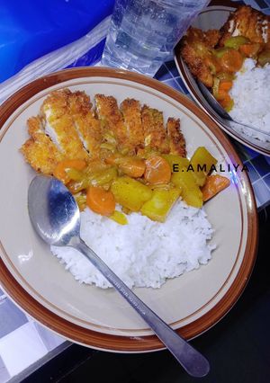 Foto resep "Chicken katsu Japannese curry (simple)"