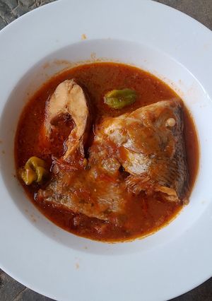 Une photo de Soupe de poisson (carpe ou tilapia)🐟