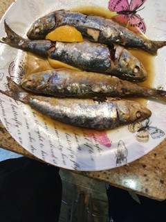 Una foto de Sardinas asadas al papillote