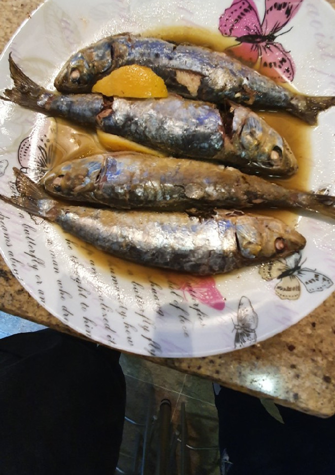 Una foto de Sardinas asadas al papillote