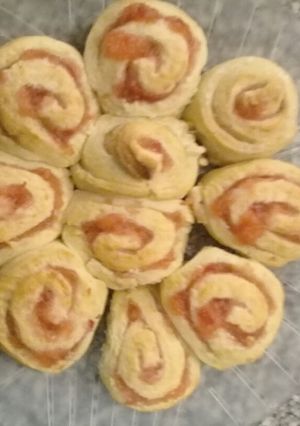 Una foto de Rollitos de manzana