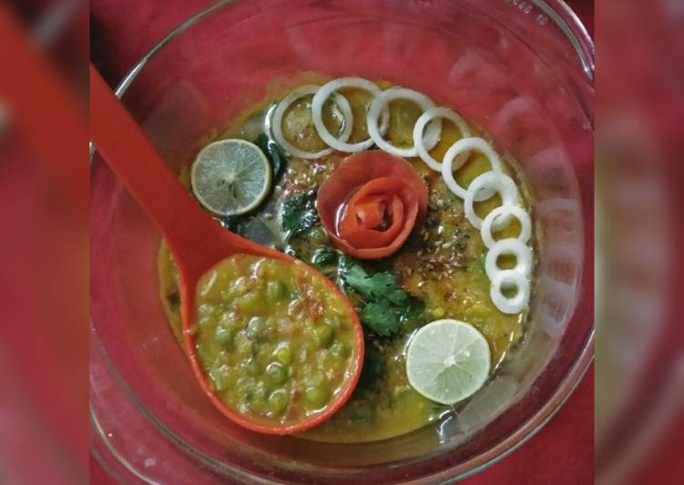 How To Make Your Green peas Dal tadka
