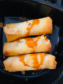A picture of Shrimp spring rolls !.
