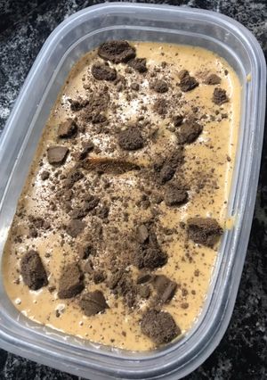 Una foto de Helado de banana split