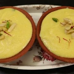 A picture of Shahi kesar badam phirni recipe.
