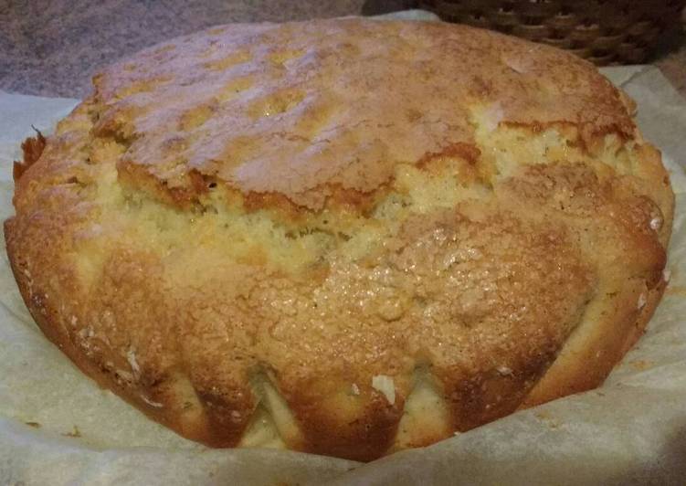 Bizcocho de manzana y nueces
