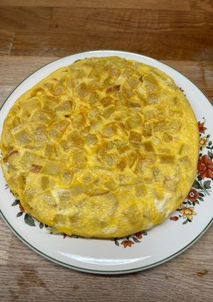 A picture of Spanish Potato Omelette (Tortilla de Patatas).