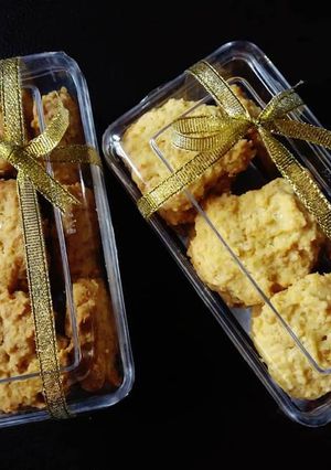 Foto resep Vanilla corn flakes cheese cookies