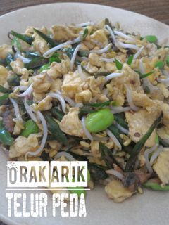 Foto resep Orak Arik Telur Peda