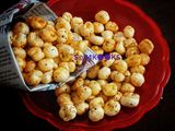 झटपट - पिझ्झा फ्लेवर मखाने / मखाना / मखाणा(Pizza Flavor Makhana Recipe In Marathi)