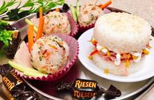 Rice burger & rice balls