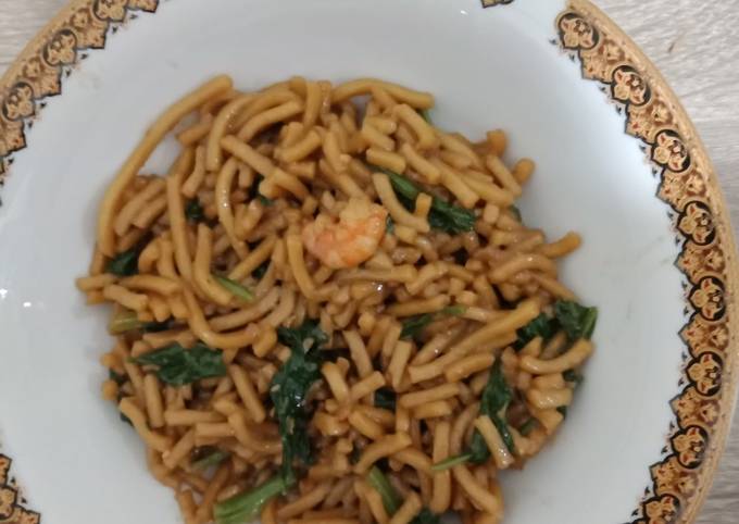 Cara Membuat Mie goreng basah Untuk Pemula