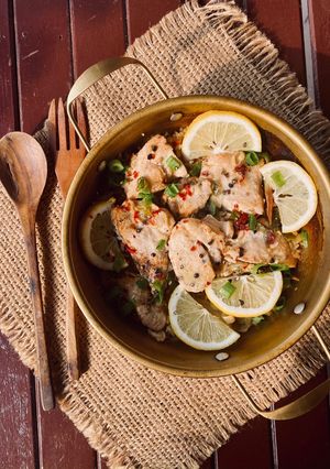 Foto resep Lemon Chicken Paella