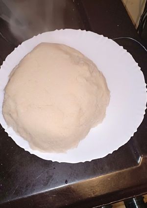 A picture of Grade 2 ugali.