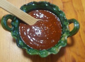 Una foto de Salsa de cuatro chiles
