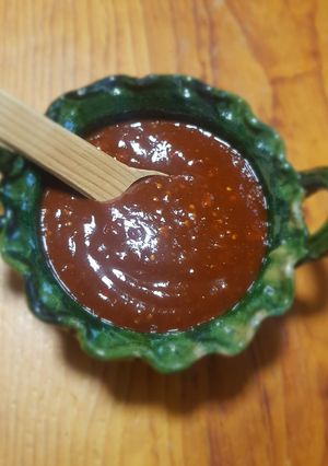 Una foto de Salsa de cuatro chiles