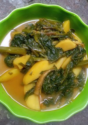 পুইশাক তরকারি রেসিপির প্রধান ছবি