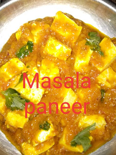 A picture of Masala paneer.