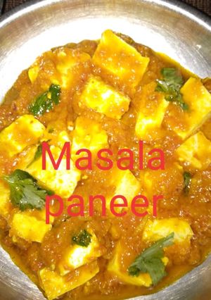 A picture of Masala paneer.