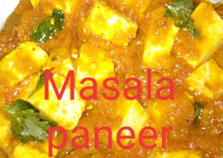 Step-by-Step Guide to Prepare Homemade Masala paneer