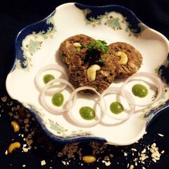 A picture of Oats black eyed Beans(lobiya) Kababs.