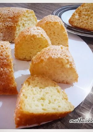 عکسی از دستور کیک وانیلی یک تخم مرغی