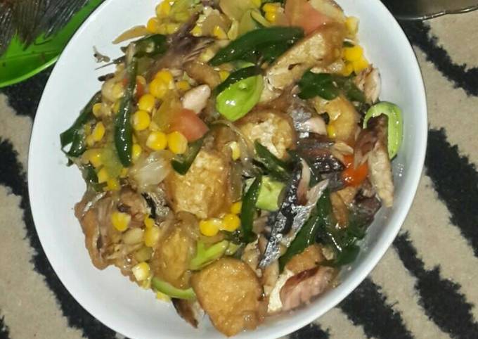 Bagaimana Menyiapkan Tumis cue jagung tahu pete pedas Anti Gagal