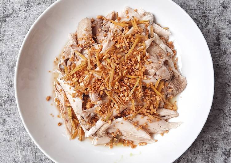 Cara Gampang Menyiapkan Ayam Rebus ala Hakka (Hainan Chicken/Phak Cam Kee) Anti Gagal