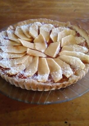 Una foto de Tarta de manzana 🍎😋