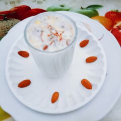A picture of Energy boosting dry fruit special drink for Diwali festival.