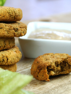 Una foto de Falafel al horno fácil