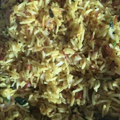 A picture of Lemon rice#summerchallenge2.