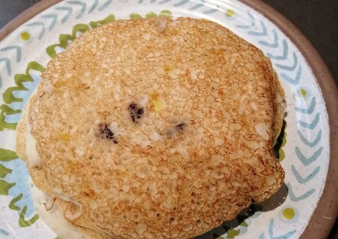 Banana and Raisin Pancake