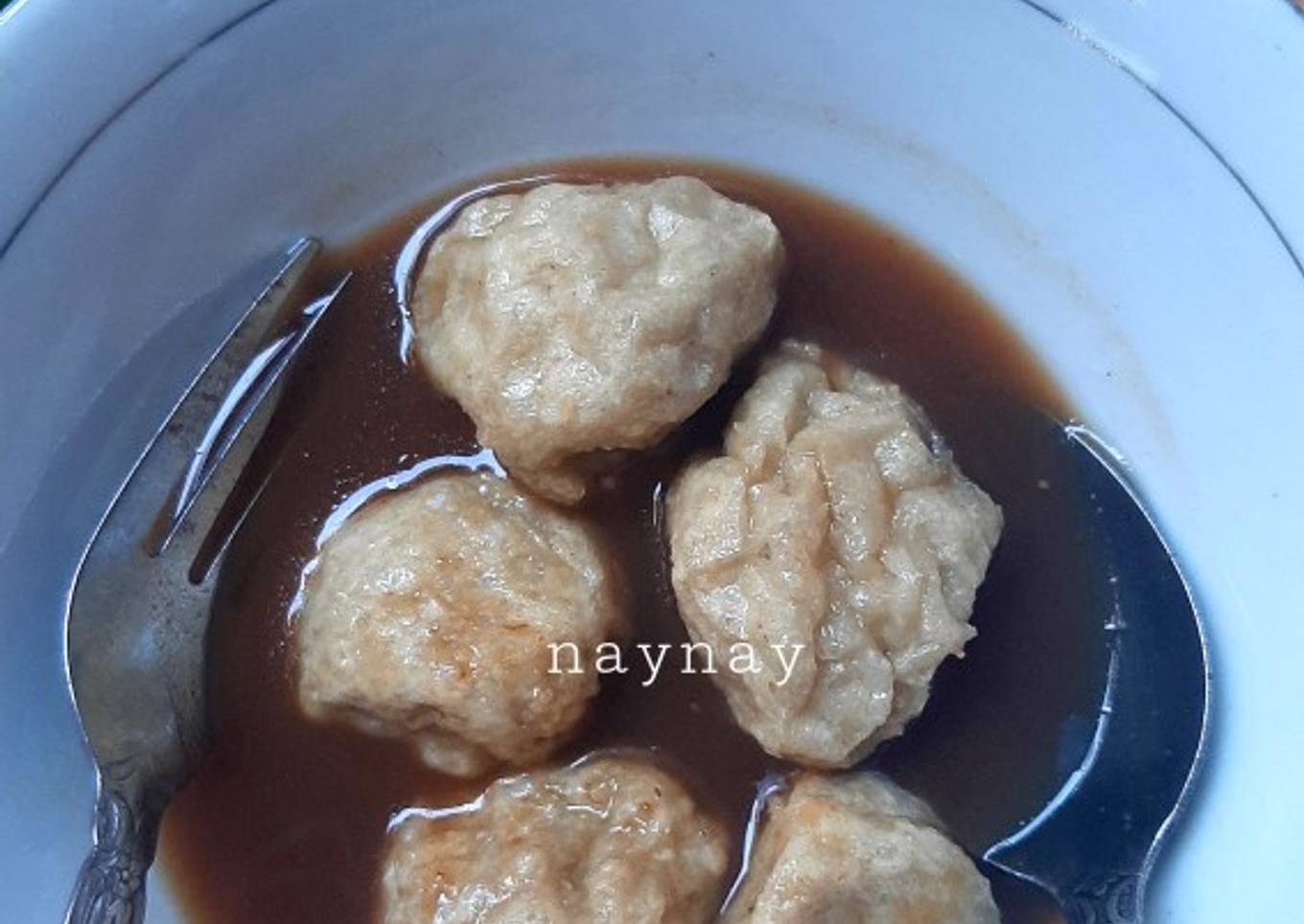 Empek-empek Nasi (ikan tenggiri)