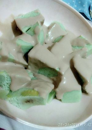 Foto resep Puding Alpukat Vla Kopi #keto friendly