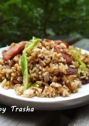 青椒香腸炒飯 的食譜成品照片