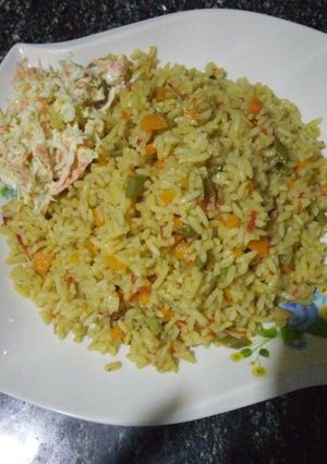 A picture of Fried rice wit couslow.