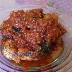 A picture of Balado ikan gabus.