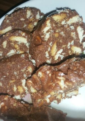 صورة لوصفة بسكوت بالقصدير