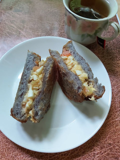 Foto resep Simple egg mayo sandwich