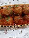 Boulettes de lentilles à la sauce tomate