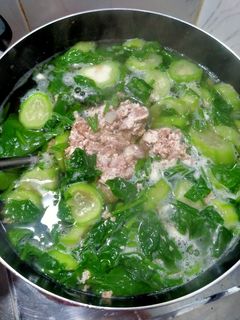 Hình của món Canh cua mồng tơi.