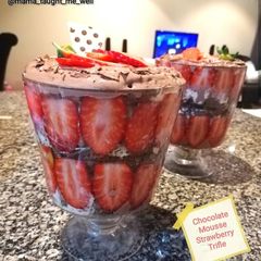 Chocolate Mousse Strawberry Trifle A picture of Chocolate Mousse Strawberry Trifle.