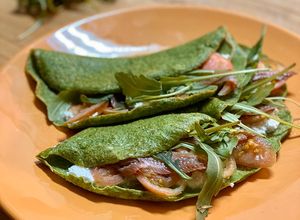 Foto principal de Crepes de espinacas - súper fáciles y sanos