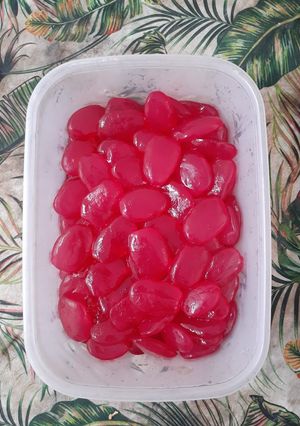 Foto resep Manisan kolang kaling merah delima