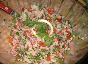 Una foto de Tabulé ensalada libanesa