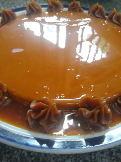 Una foto de Flan de dulce de leche